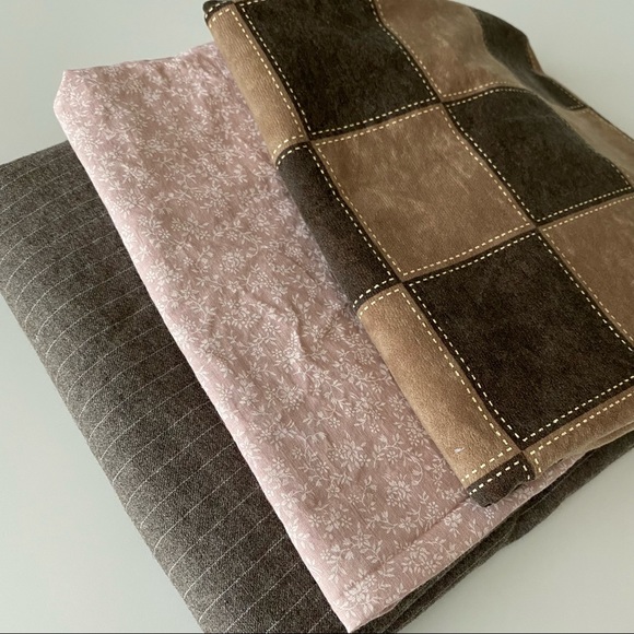 Misc Fabrics, 5 pounds, brown/black/floral colorway - Picture 3 of 8